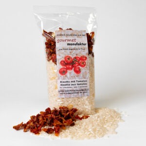 Mischung Risotto mit Tomaten – gesund, ohne Zusatzstoffe, schnell und einfach zubereitet für 2 Personen